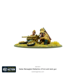 Italian Bersaglieri Elefantino 47mm Anti Tank Gun 1