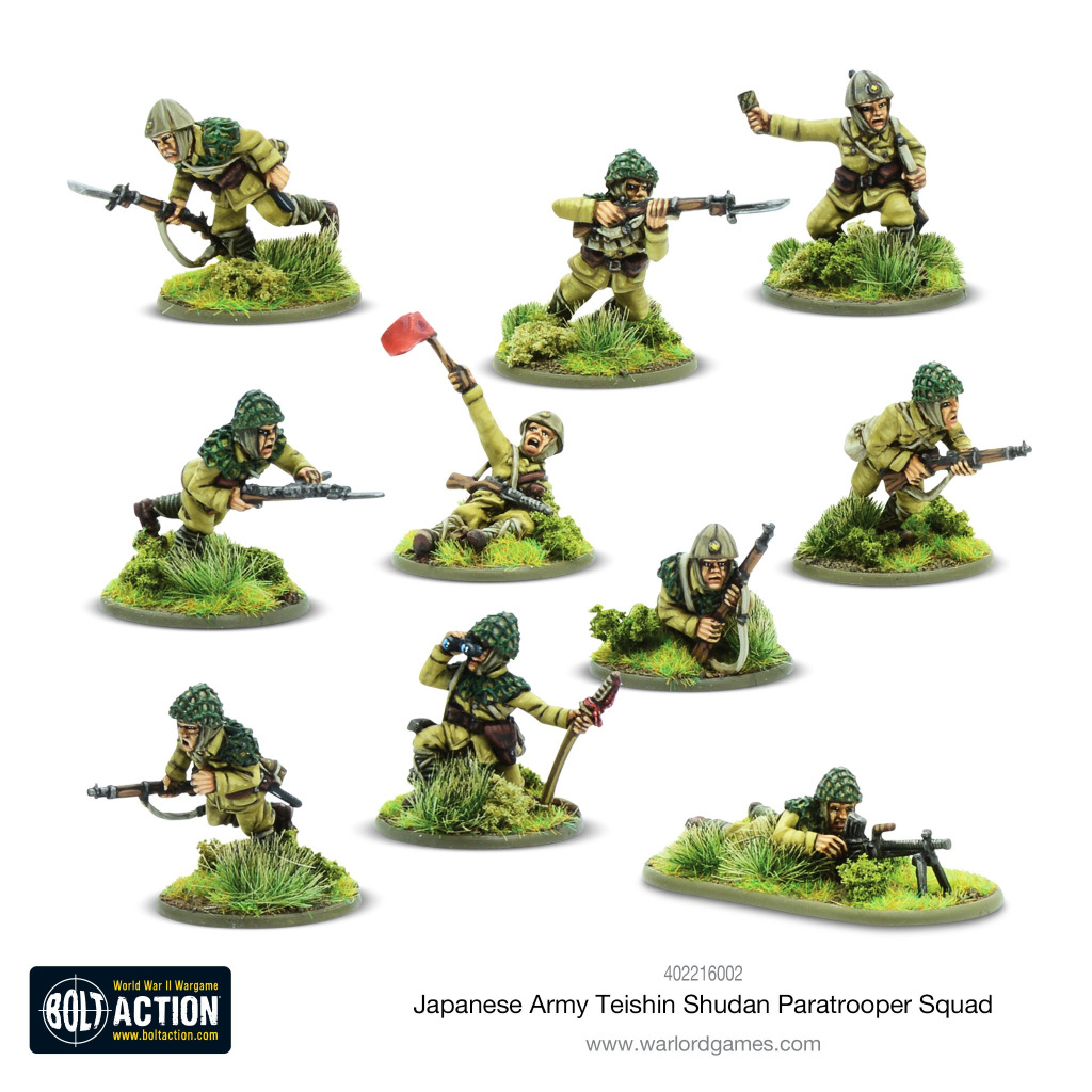 Japanese Army Teishin Shudan Paratrooper squad 2