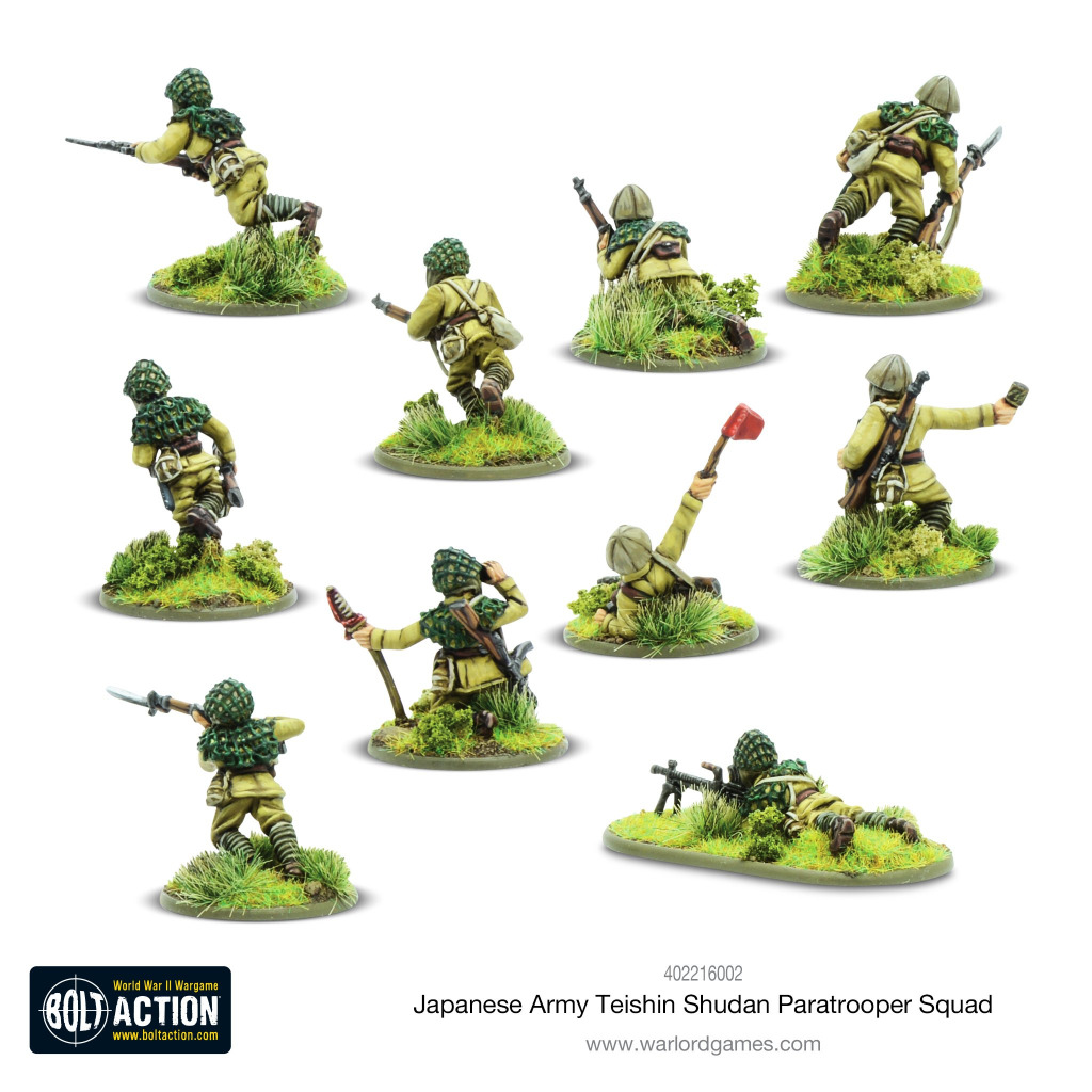 Japanese Army Teishin Shudan Paratrooper squad 3