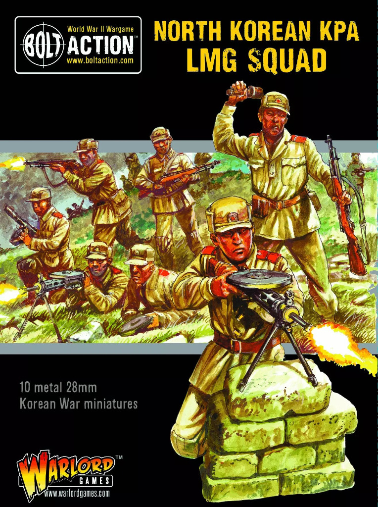 Korean War: North Korean KPA LMG squad 2