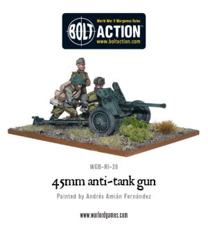 Soviet 45mm Anti Tank Gun 1