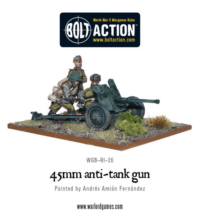 Soviet 45mm Anti Tank Gun 1