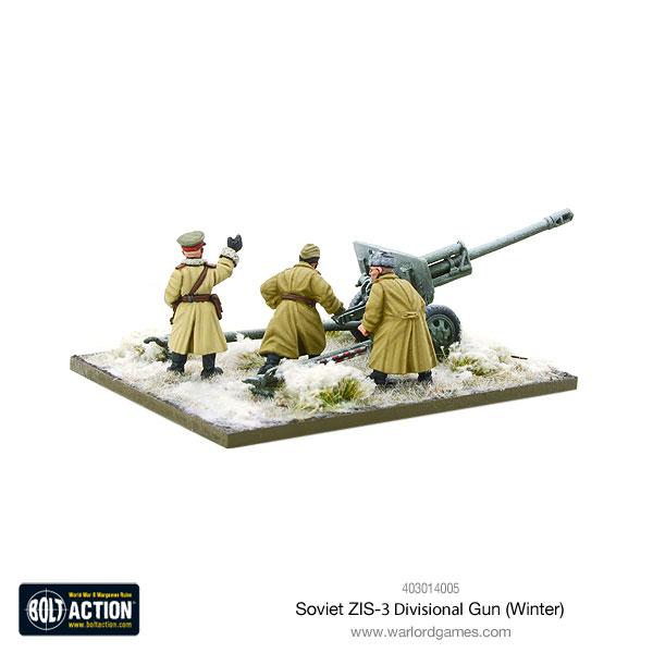 Soviet ZIS-3 Divisional Gun (Winter) 2