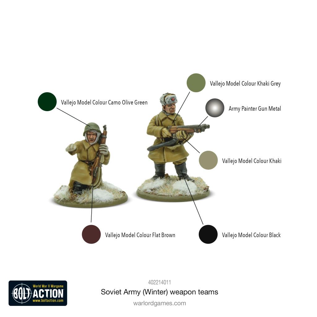 Soviet Army Winter weapons teams 4
