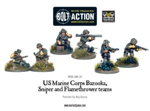 USMC Bazooka, Sniper & Flame Thrower Teams 1