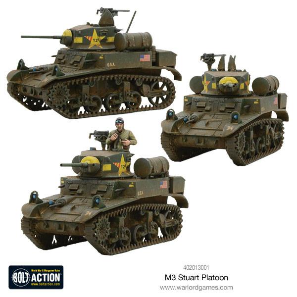 US M3 Stuart Troop 2