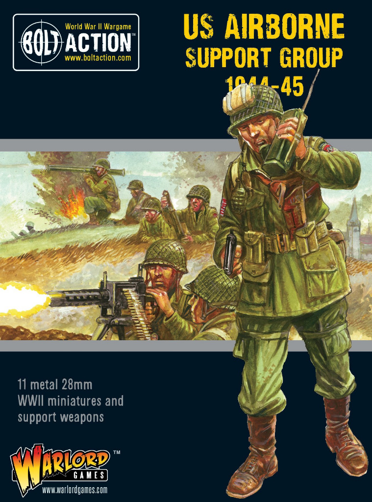 US Airborne Support group ('44-'45) (HQ, Mortar & MMG) 1