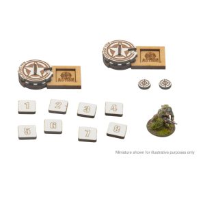 Bolt Action MDF Artillery Zeroing In Markers - USA 1