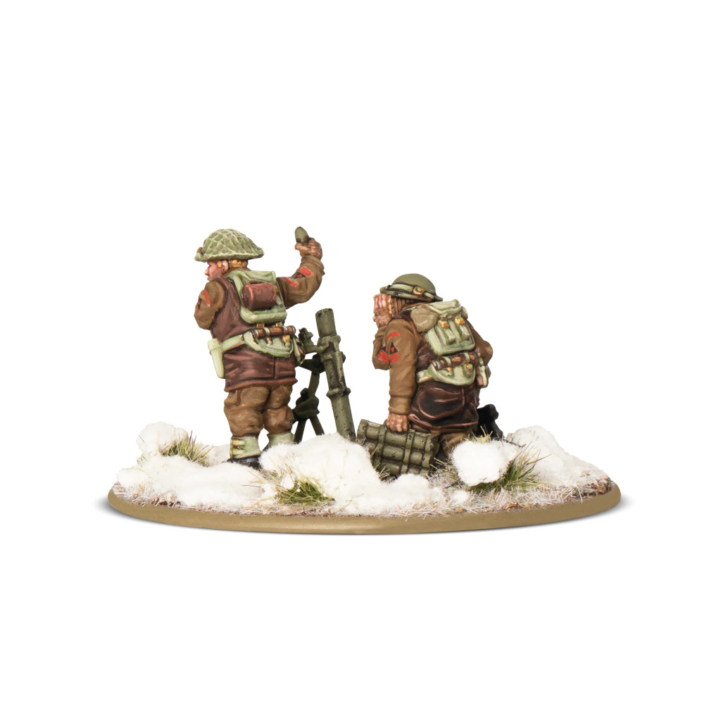 British & Canadian infantry (winter) medium mortar team 2