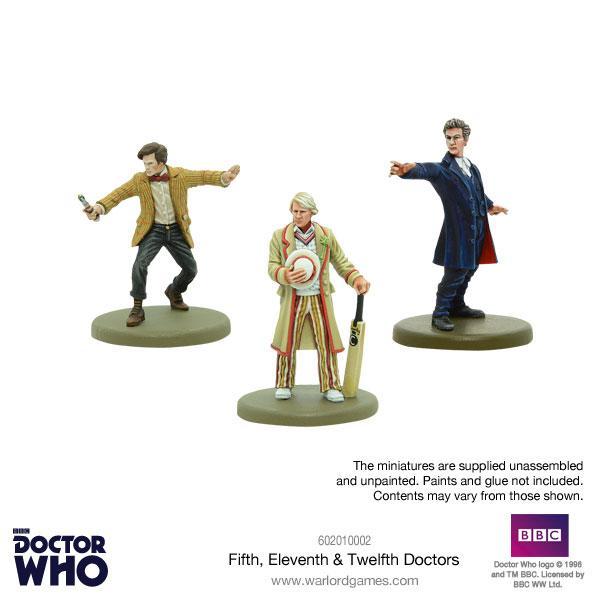 Fifth, Eleventh & Twelfth Doctors 2