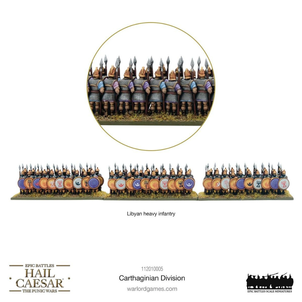 Epic Hail Caesar - Carthaginian Division 3