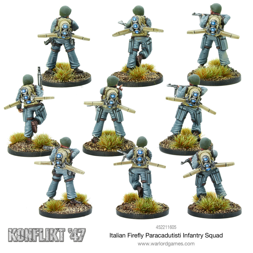 Italian Firefly Paracadutisti Infantry Squad 4