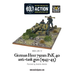 German Army PaK 40 Anti Tank Gun 1