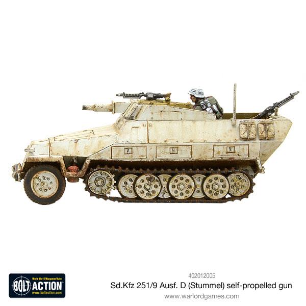 German Sd.Kfz 251/9 Ausf D Half Track "Stummel" 12