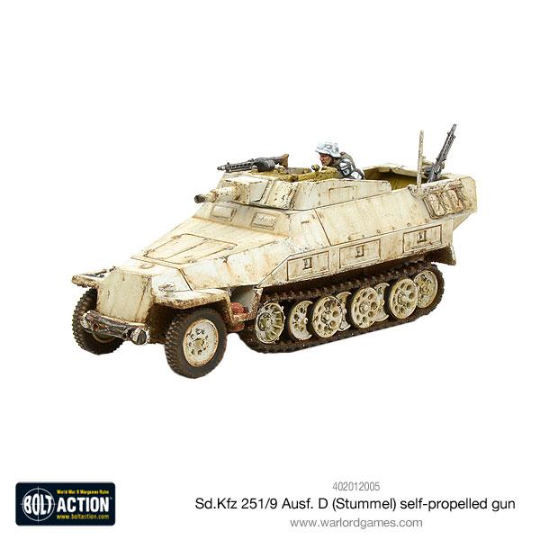 German Sd.Kfz 251/9 Ausf D Half Track "Stummel" 13
