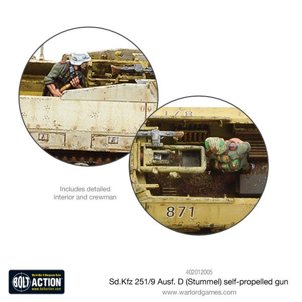 German Sd.Kfz 251/9 Ausf D Half Track "Stummel" 14
