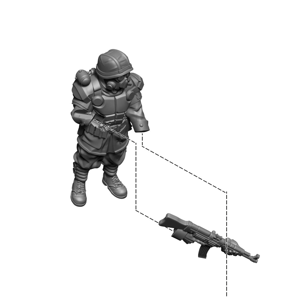 Konflikt: '47 Totenrotte Platoon Commander & Bodyguards 4