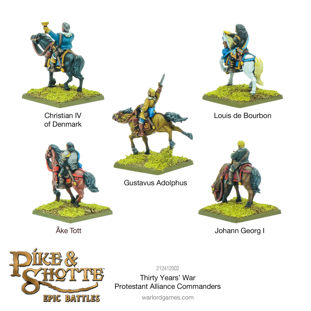 Epic Pike & Shotte - Thirty Years War Protestant Alliance Commanders 2