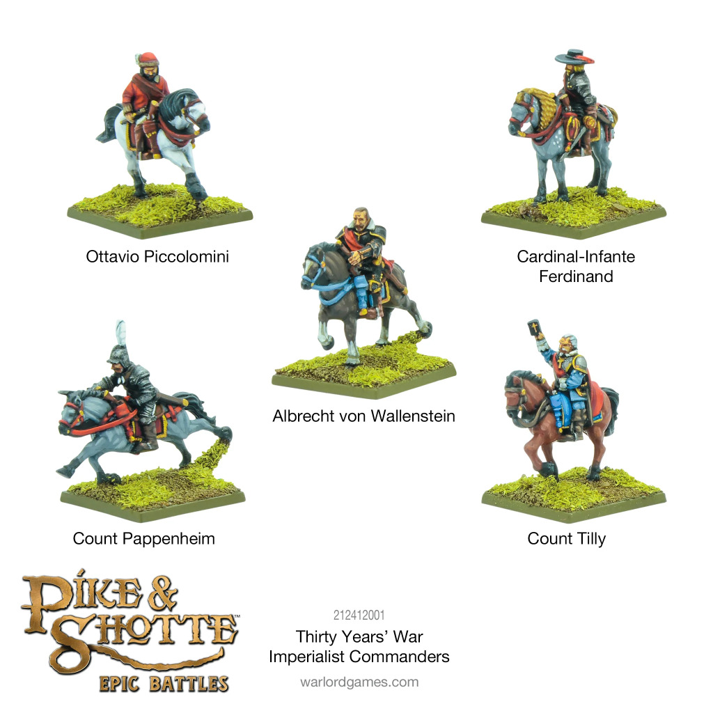 Epic Pike & Shotte - Thirty Years War Imperialist Commanders 1