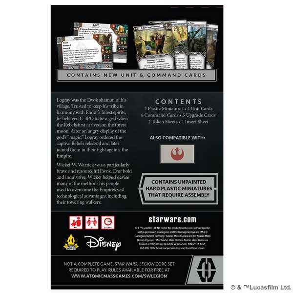 Star Wars Legion: Logray & Wicket Commander Expansion 2