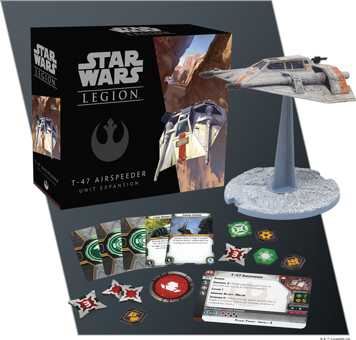 Star Wars Legion: T-47 Airspeeder 3
