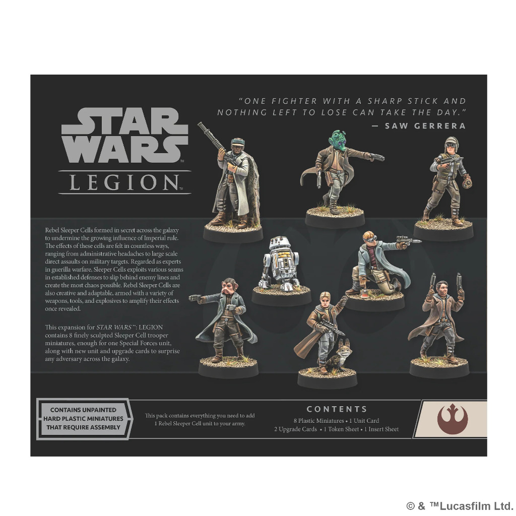 Star Wars Legion: Rebel Sleeper Cell Expansion 2