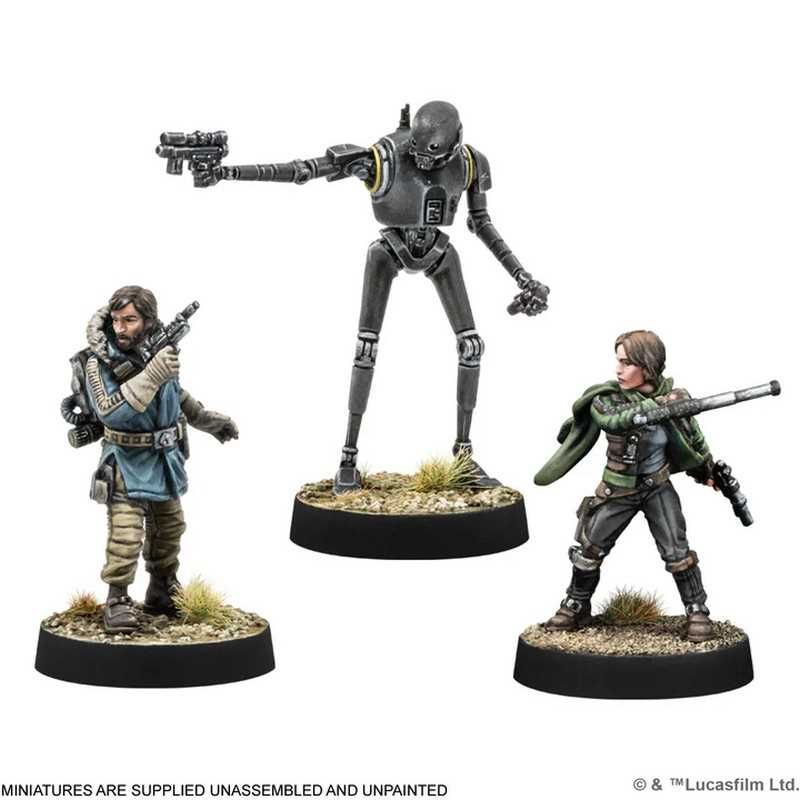 Star Wars: Legion - Cassian Andor, Jyn Erso & K-2SO 3