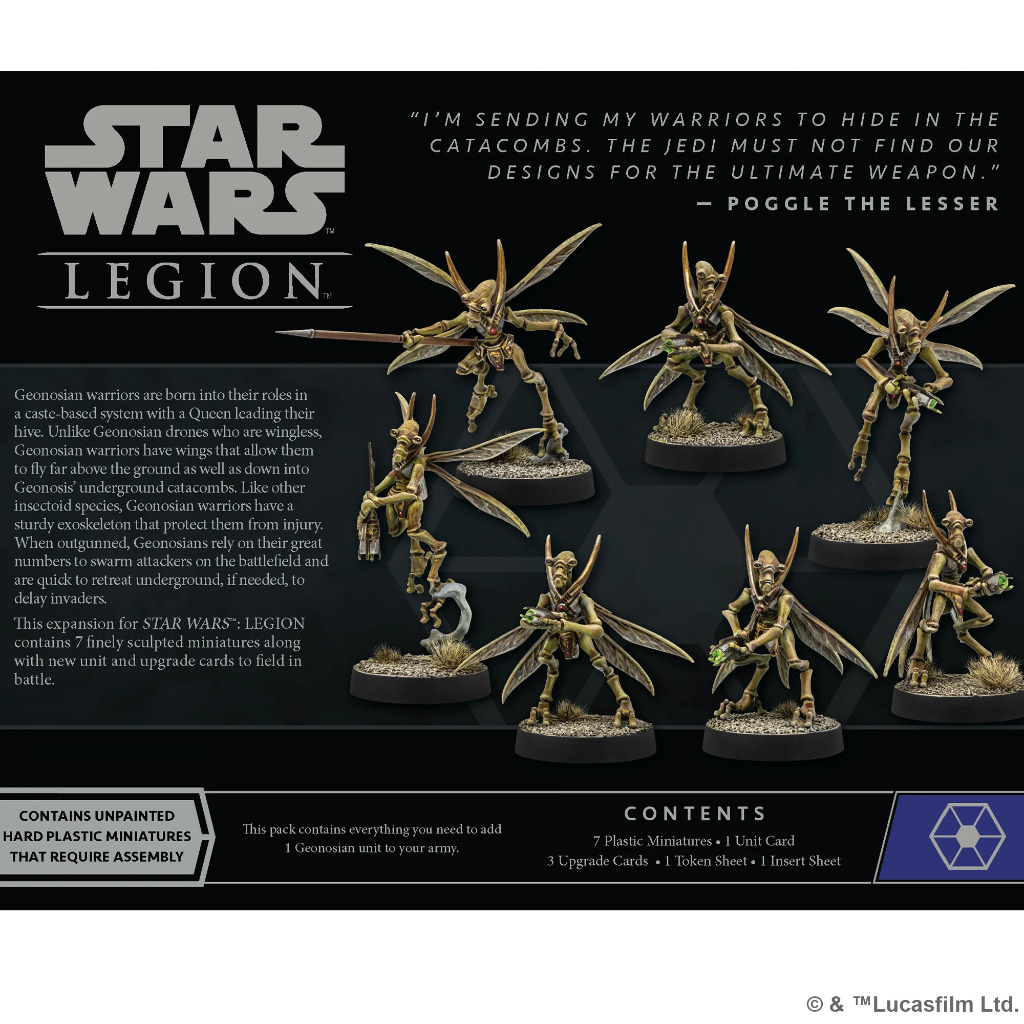 Star Wars Legion: Geonosian Warriors Unit Expansion 2