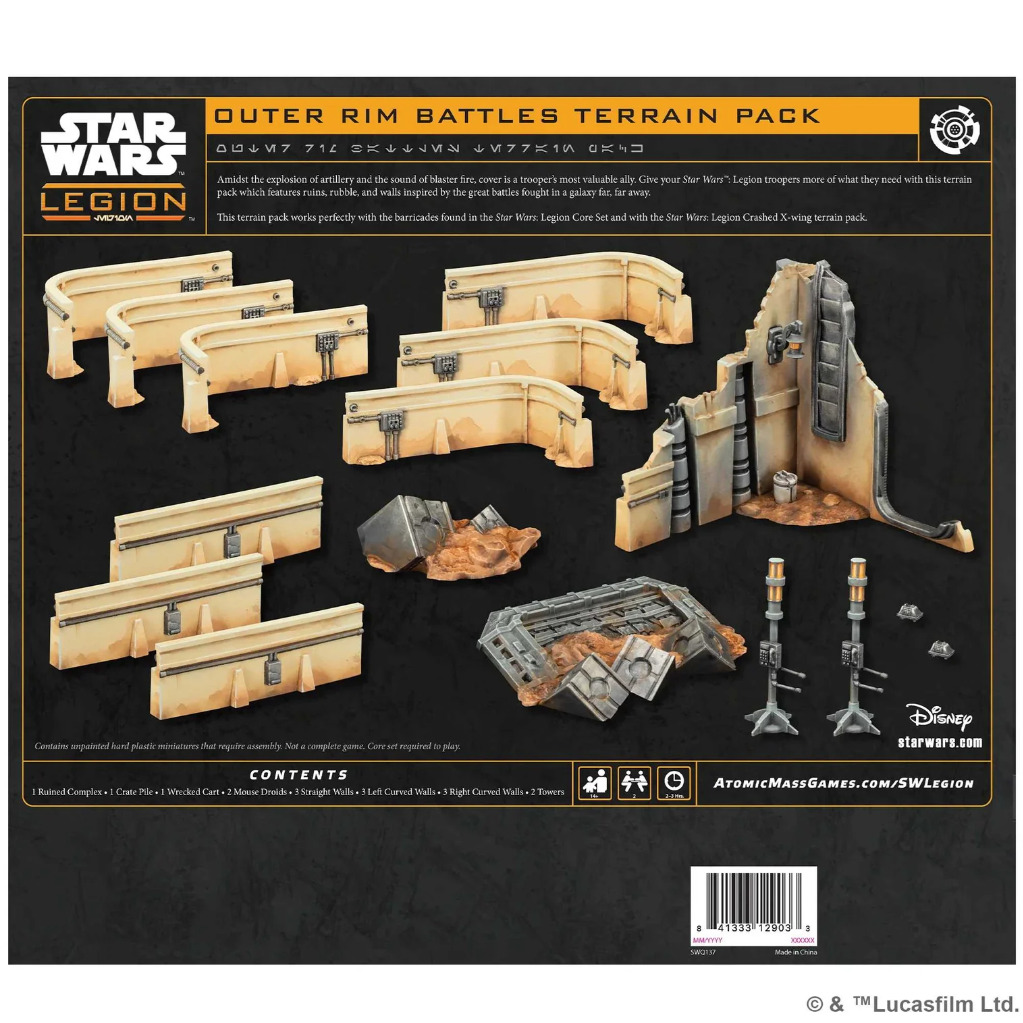Star Wars Legion: Outer Rim Battles Terrain Pack 2