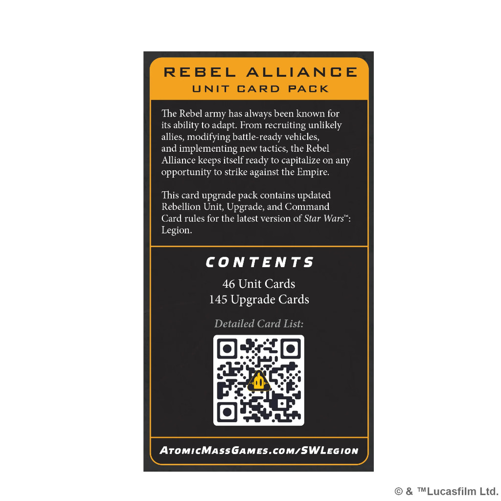Star Wars: Legion - Rebellion Card Pack 2