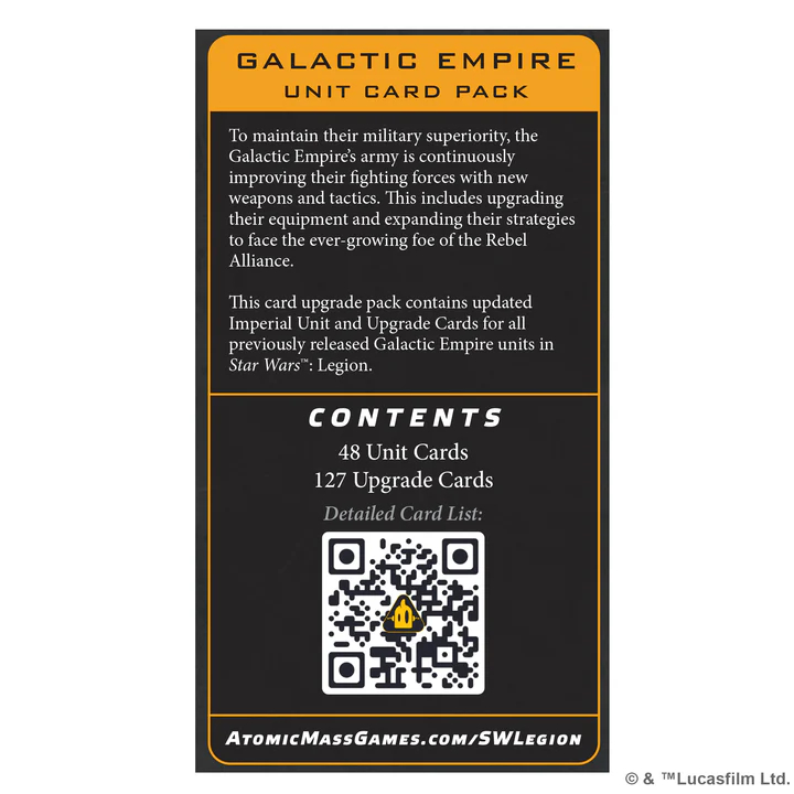Star Wars: Legion - Empire Card Pack 2
