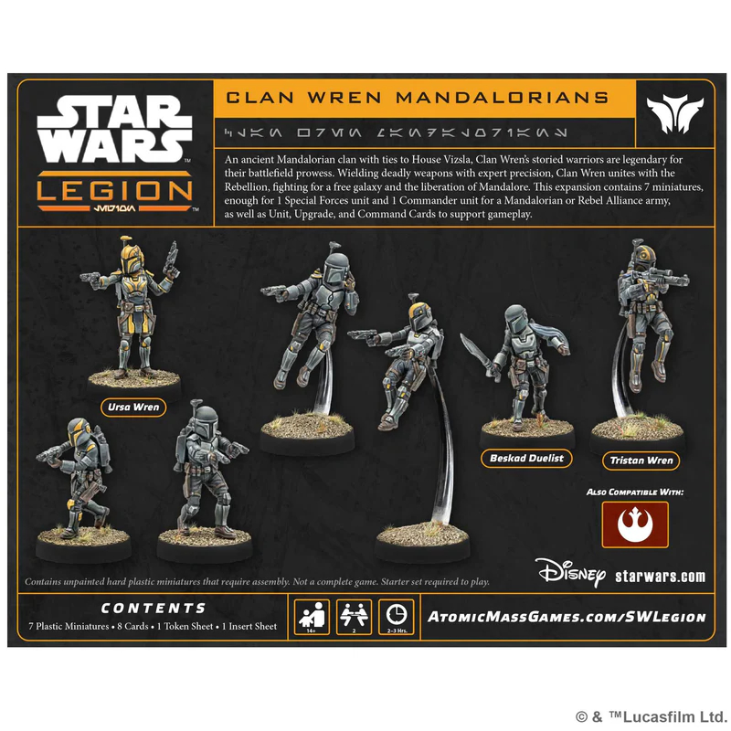 Star Wars: Legion - Clan Wren Mandalorians 2