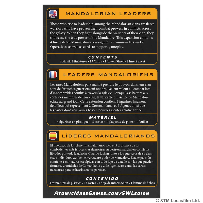 Star Wars: Legion - Mandalorian Leaders 2