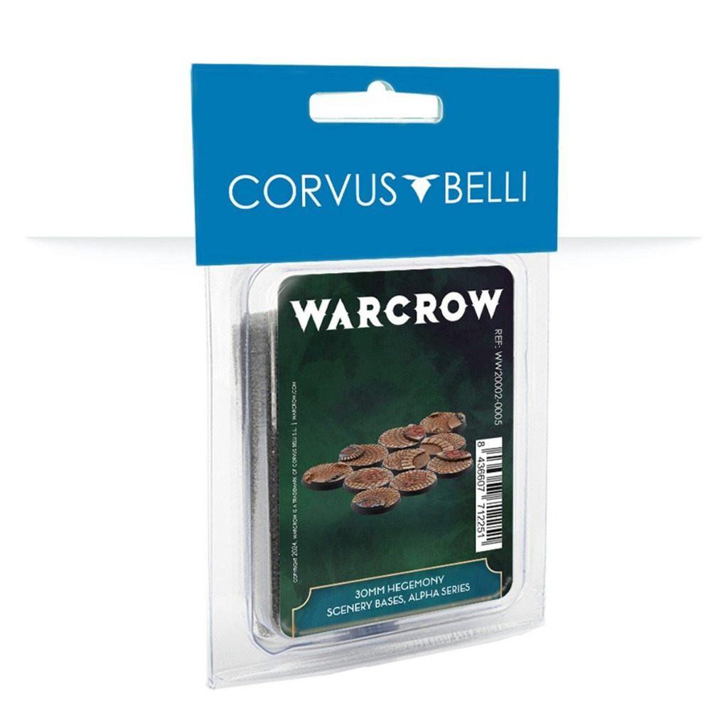 Warcrow: 30mm Hegemony Scenery Bases, Alpha Series 1