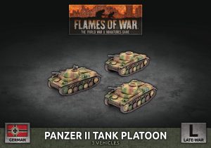 Panzer II Tank Platoon (x3 Plastic) 1