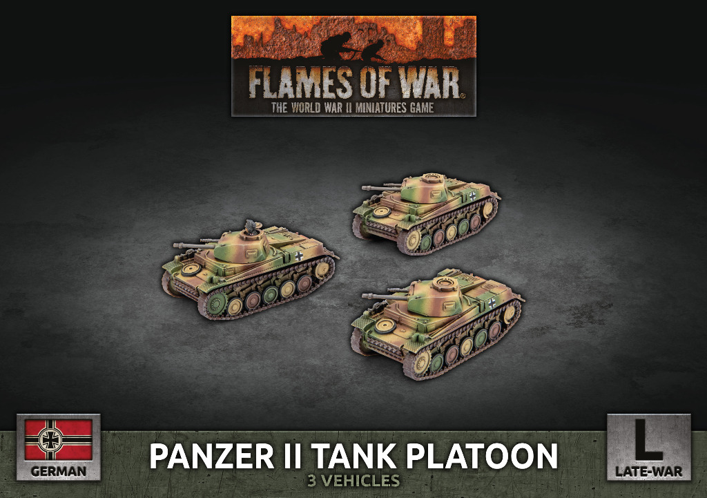 Panzer II Tank Platoon (x3 Plastic) 1