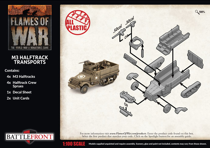 US M3 Halftrack Transport Platoon 2