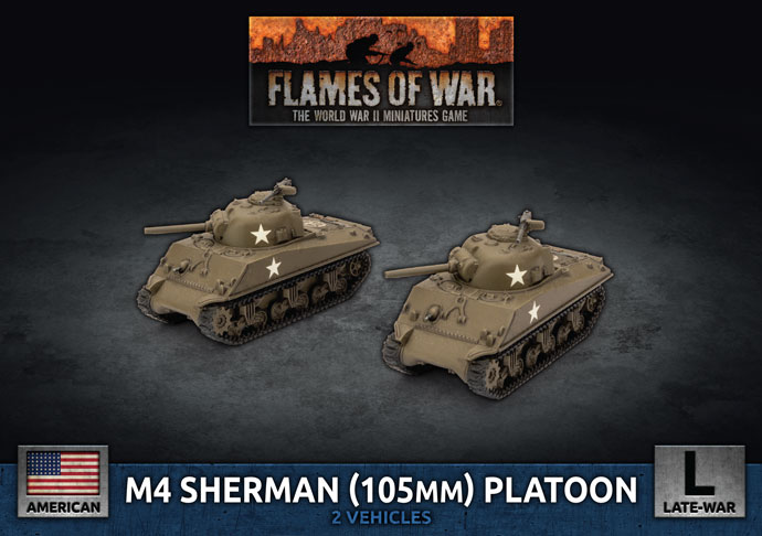 US M4 Sherman (105mm) Assault Gun Platoon 1