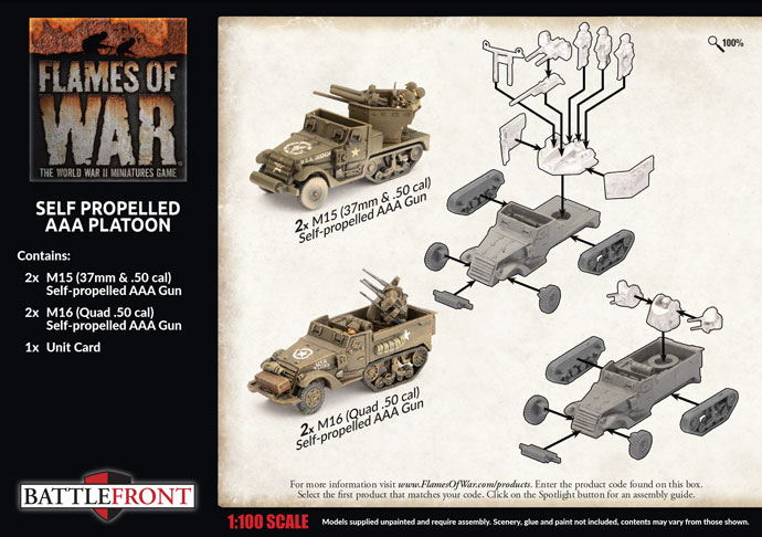 US Self Propelled M15/M16 GMC AAA Platoon 2
