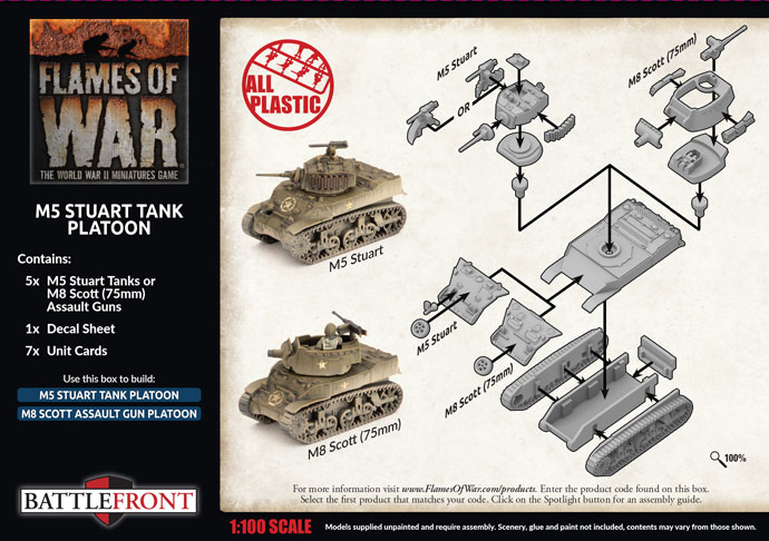 US M5 Stuart Light Tank Platoon 2