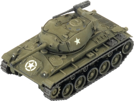 M24 Chaffee Tank Platoon (x5 Plastic Vehicles) 3