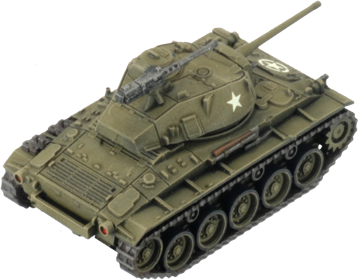 M24 Chaffee Tank Platoon (x5 Plastic Vehicles) 4