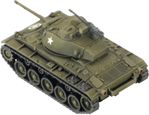 M24 Chaffee Tank Platoon (x5 Plastic Vehicles) 5