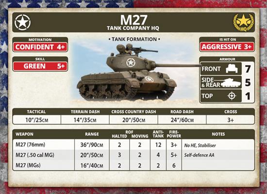 M27 (76mm) Tanks (x2) 9