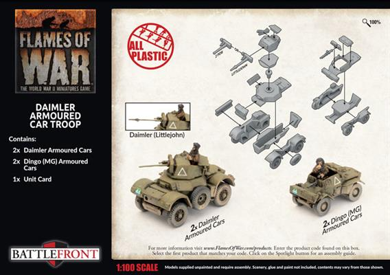 British Daimler Armoured Car Troop 2