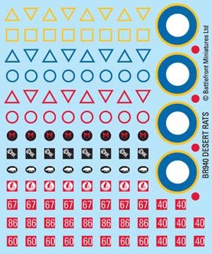 Desert Rats Decals 1