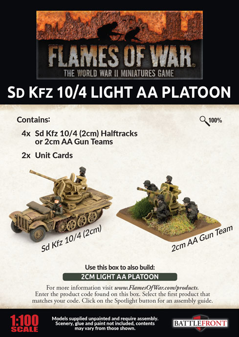 German SdKfz 10/4 Light AA Platoon 2