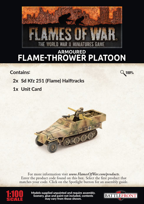 German Sd Kfz 251 Flamethrower Platoon 2