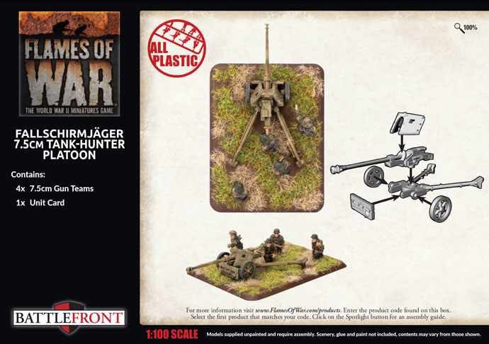 German Fallschirmjager 7.5cm Tank Hunter Platoon 2