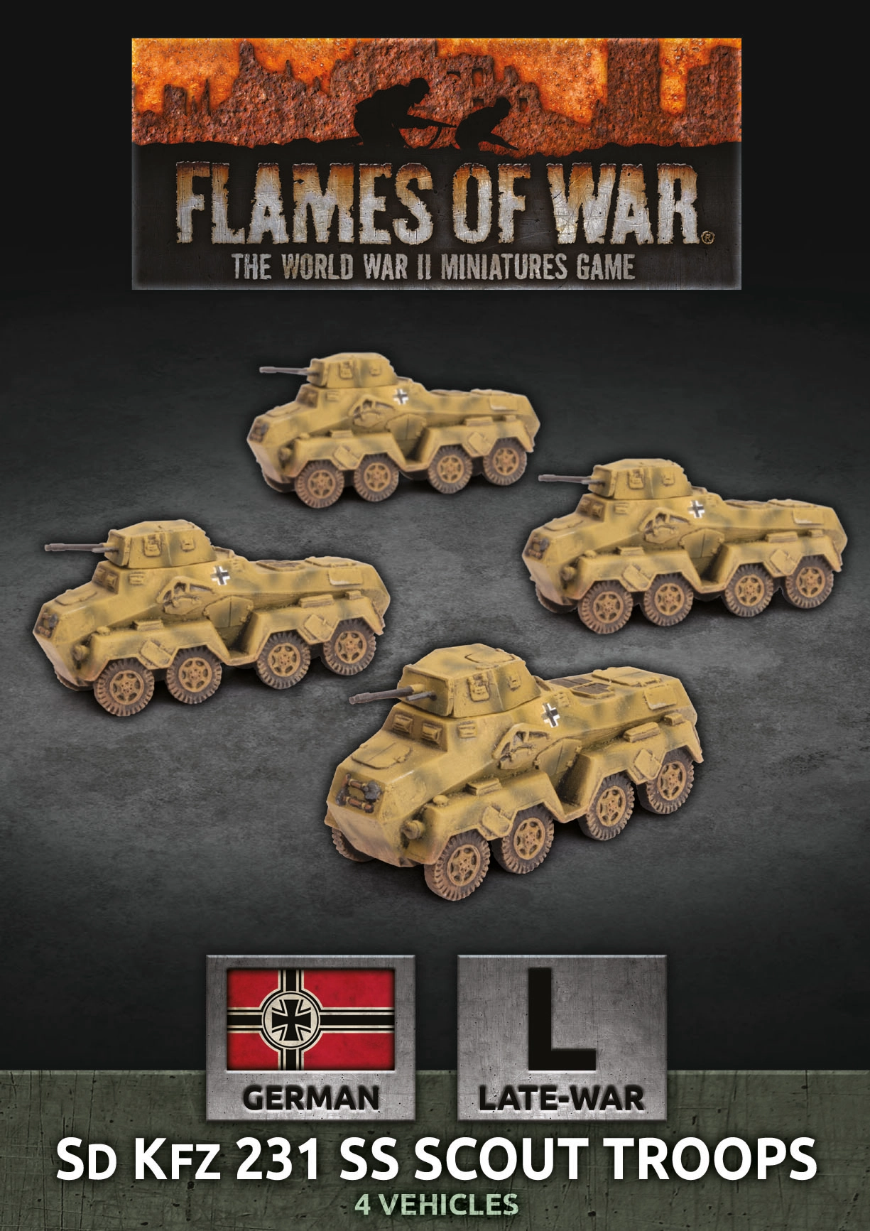 German Sd Kfz 231 SS Scout Troop 1